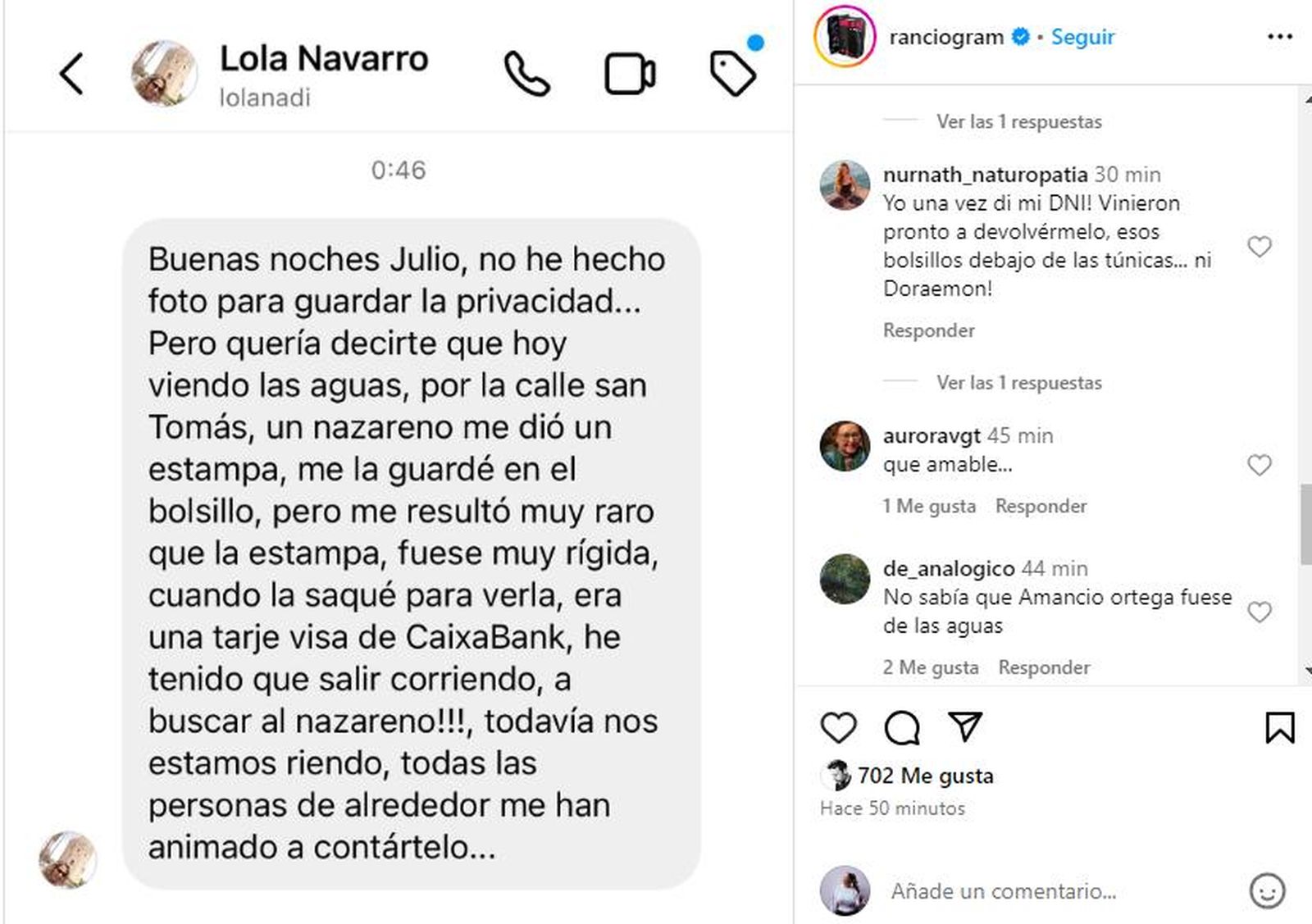 Publicación de @ranciogram en Instagram