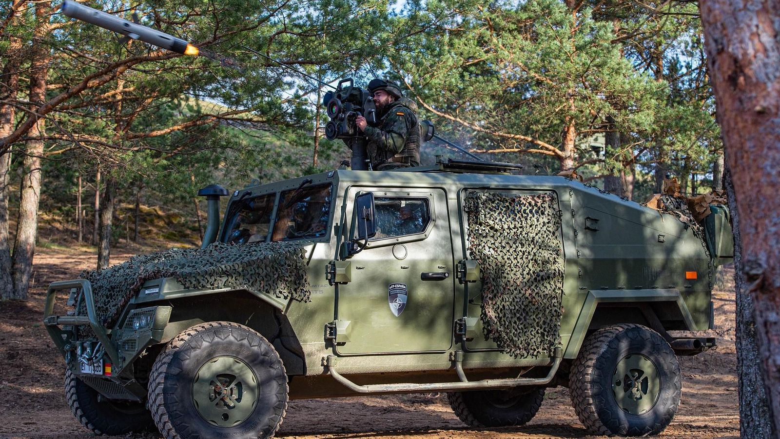 Presencia militar española en Eslovaquia.