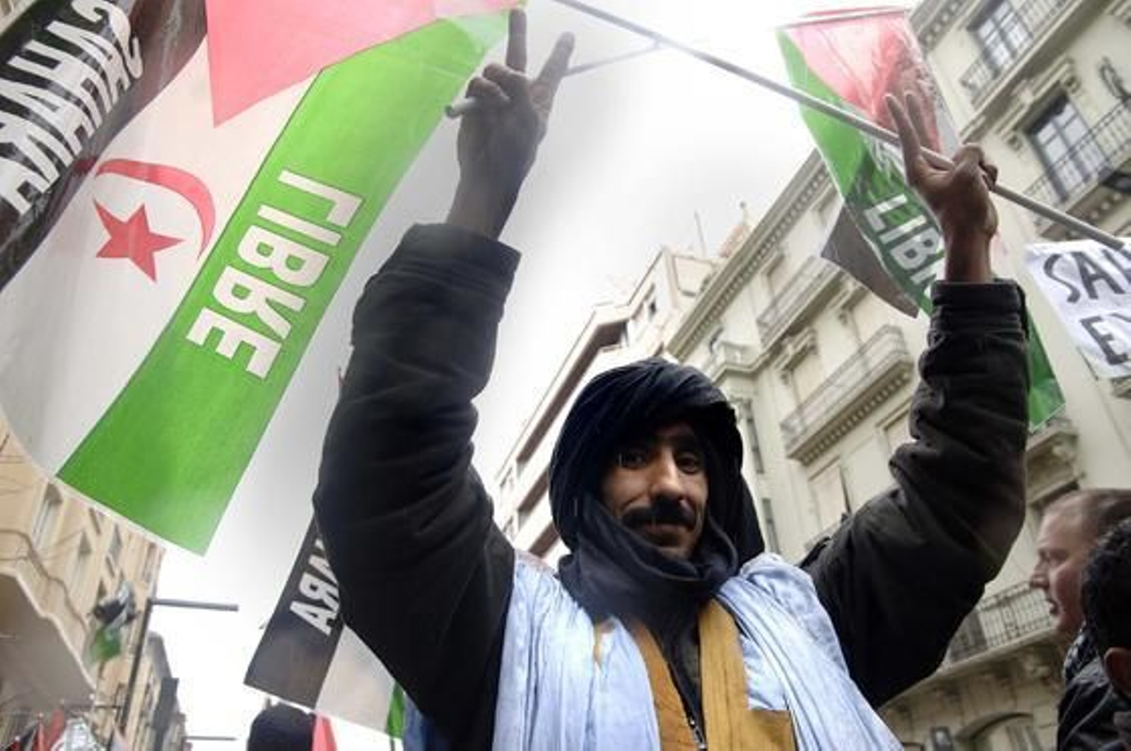La de los saharauis fue una de las manifestaciones más concurridas

Foto: Patri Díez