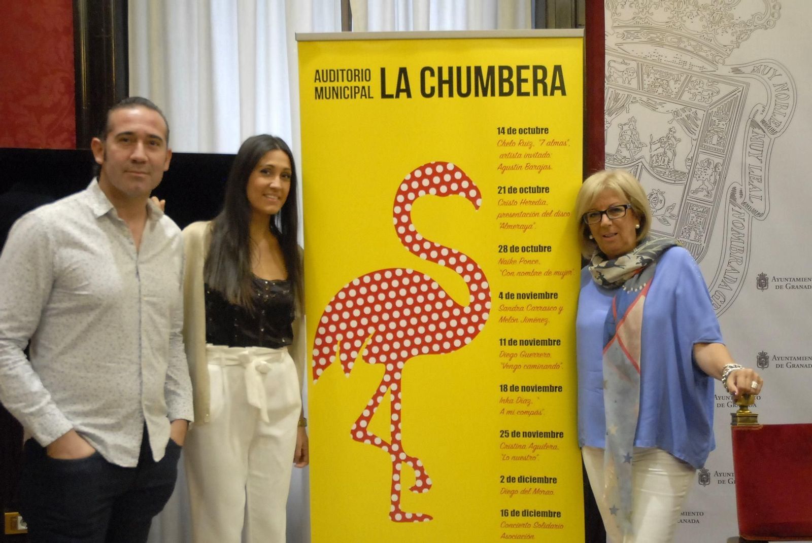 La edil de Cultura, María de Leyva, presentó ayer el ciclo en el Ayuntamiento de Granada.