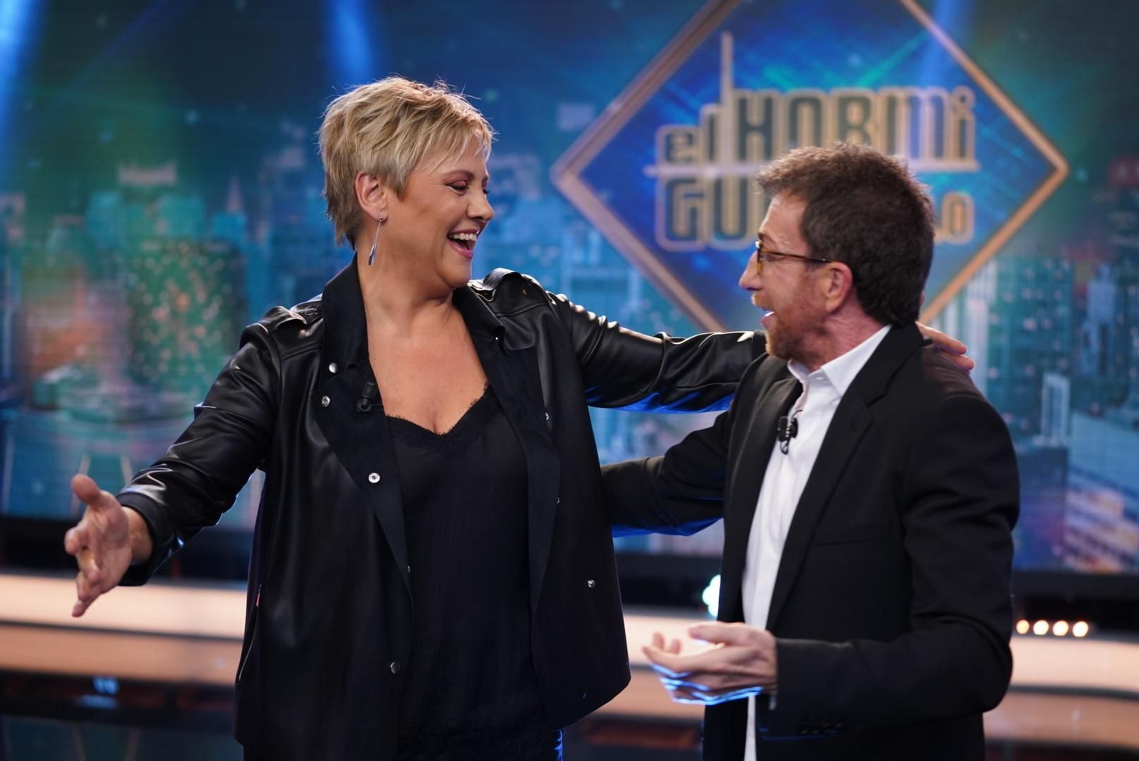 Gloria Serra y Pablo Motos en el programa de este martes