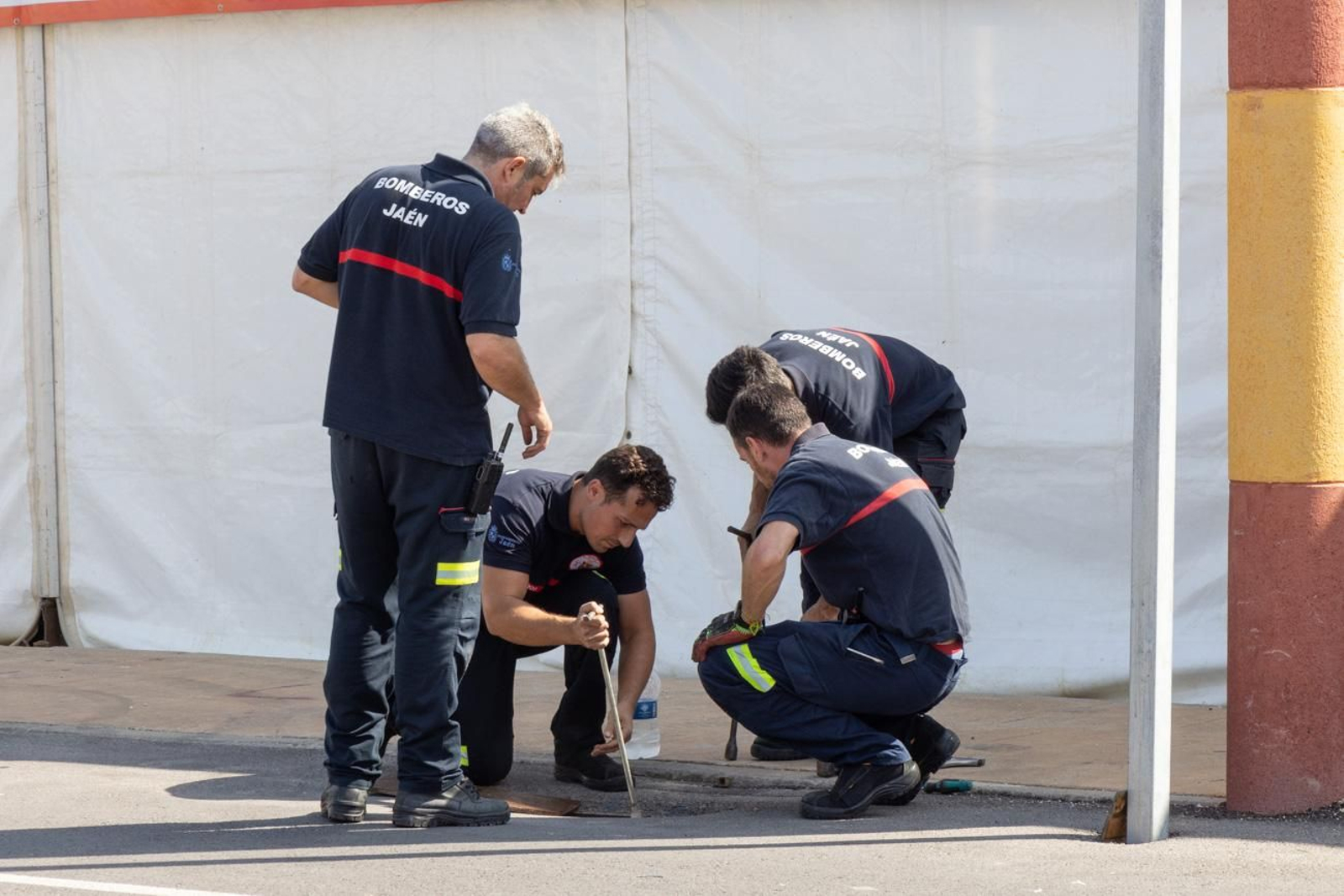 Así avanza el montaje de la feria de San Lucas