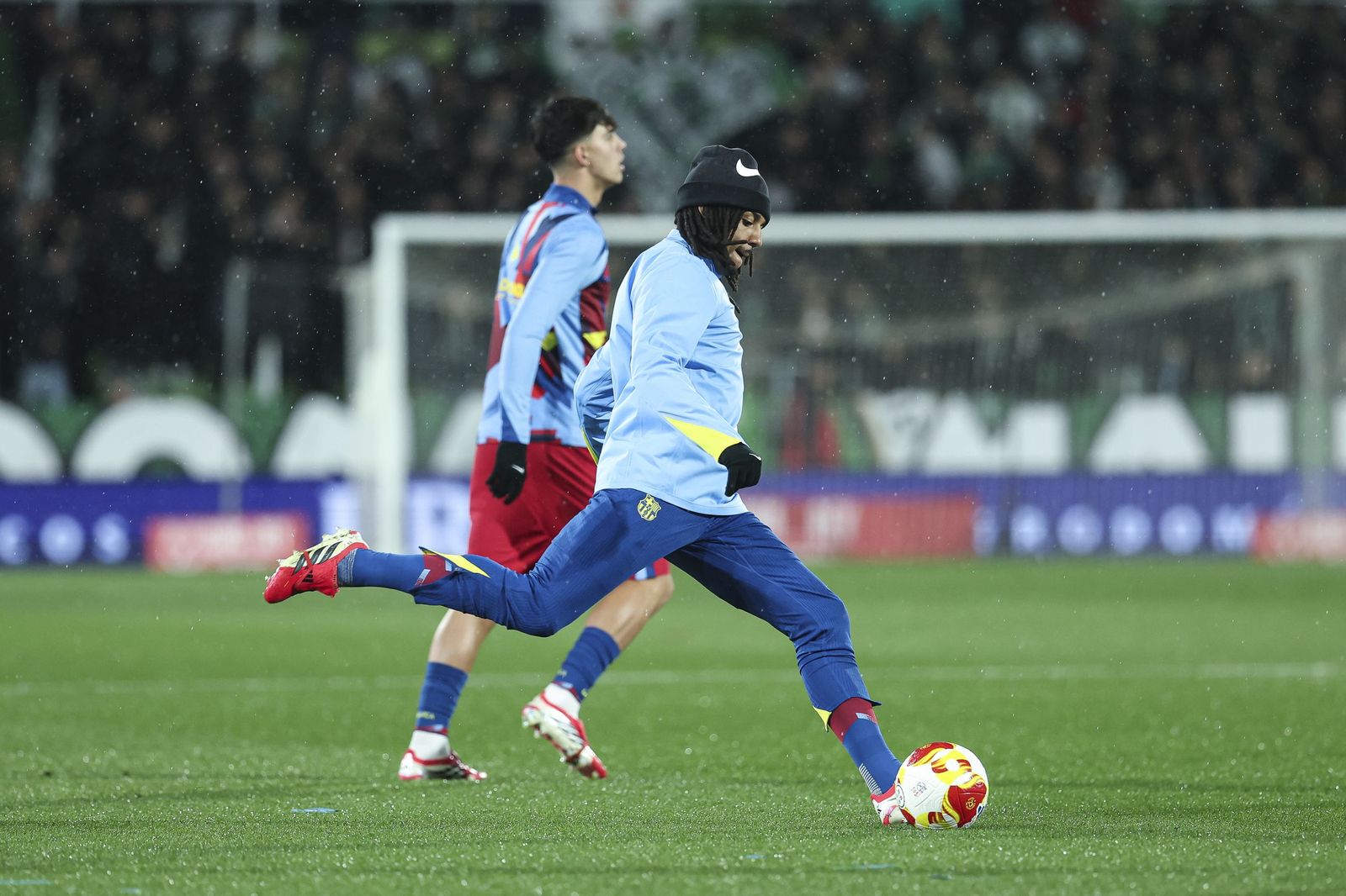 Las fotos del Racing-Barcelona de Copa