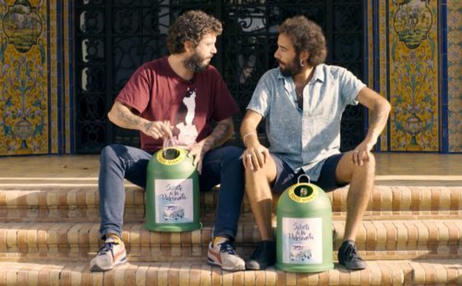 Juanito Makandé y El Canijo de Jerez en el vídeo promocional.