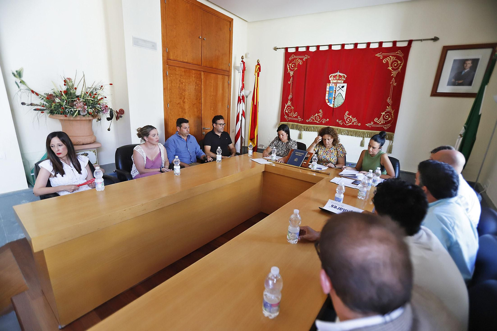 Imágenes del pleno para la constitución del Ayuntamiento de Alosno