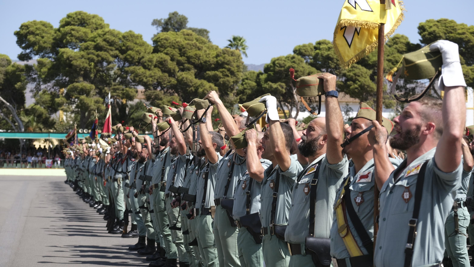 Imágenes del 102 aniversario de La Legión en Almería