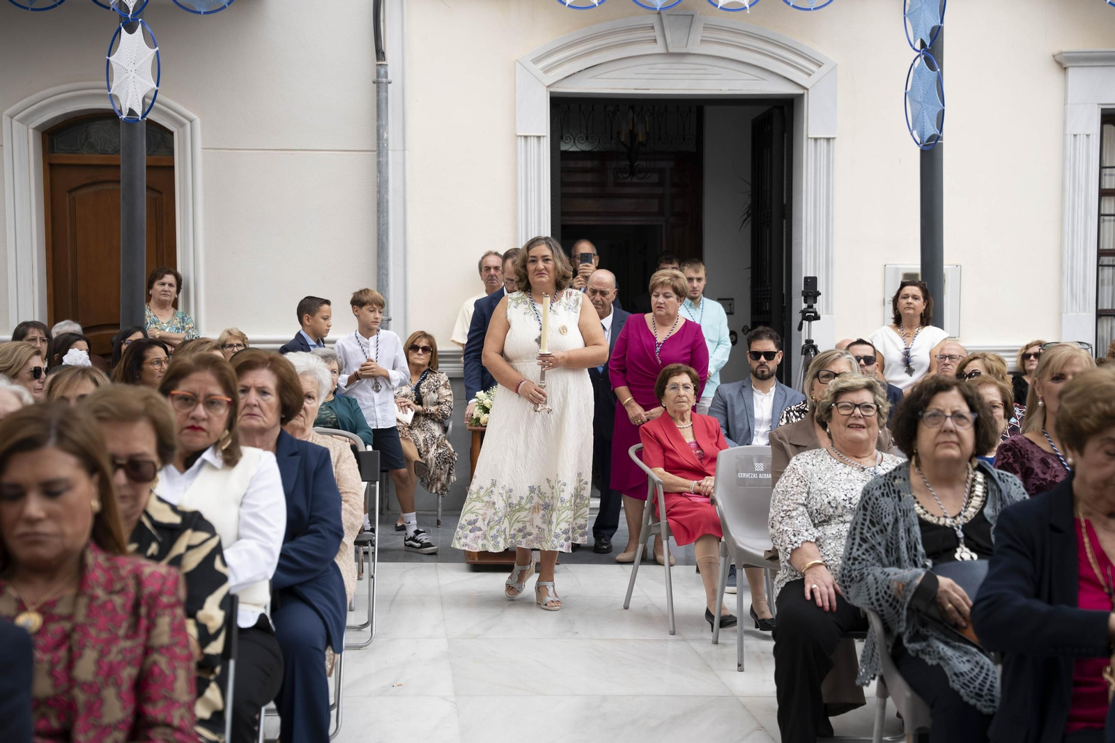 Las imágenes de la misa y procesión en Macael por las fiestas en honor a Nuestra Señora del Rosario