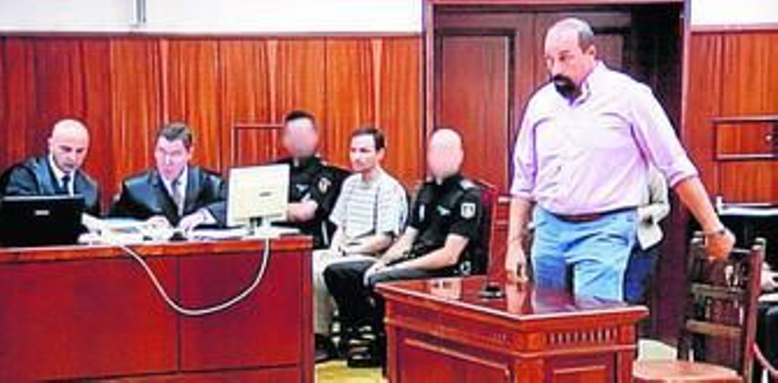 Un amigo de José Bretón, que compartió con él misión en Bosnia, antes de sentarse a declarar.