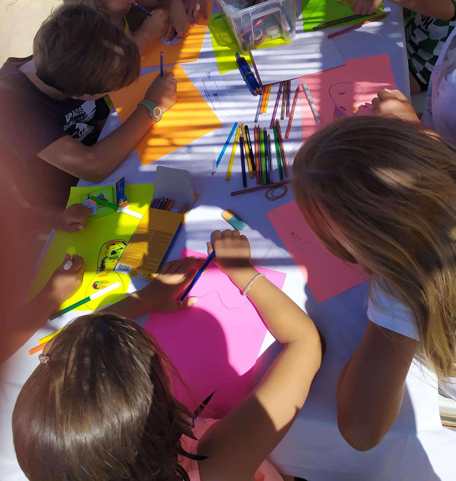 Los talleres se han orientado para concienciar a los niños sobre la discapacidad.