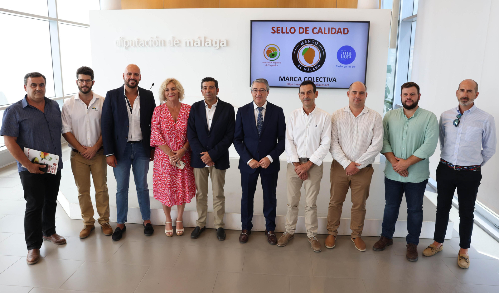 Presentación de la marca 'Mango de Málaga'.