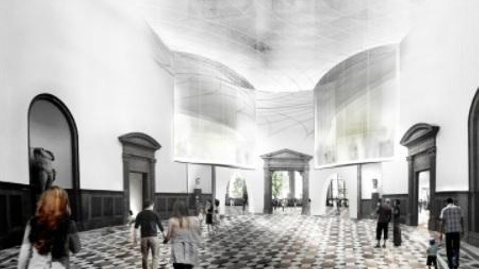 Una de las recreaciones virtuales del proyecto de Vázquez Consuegra.