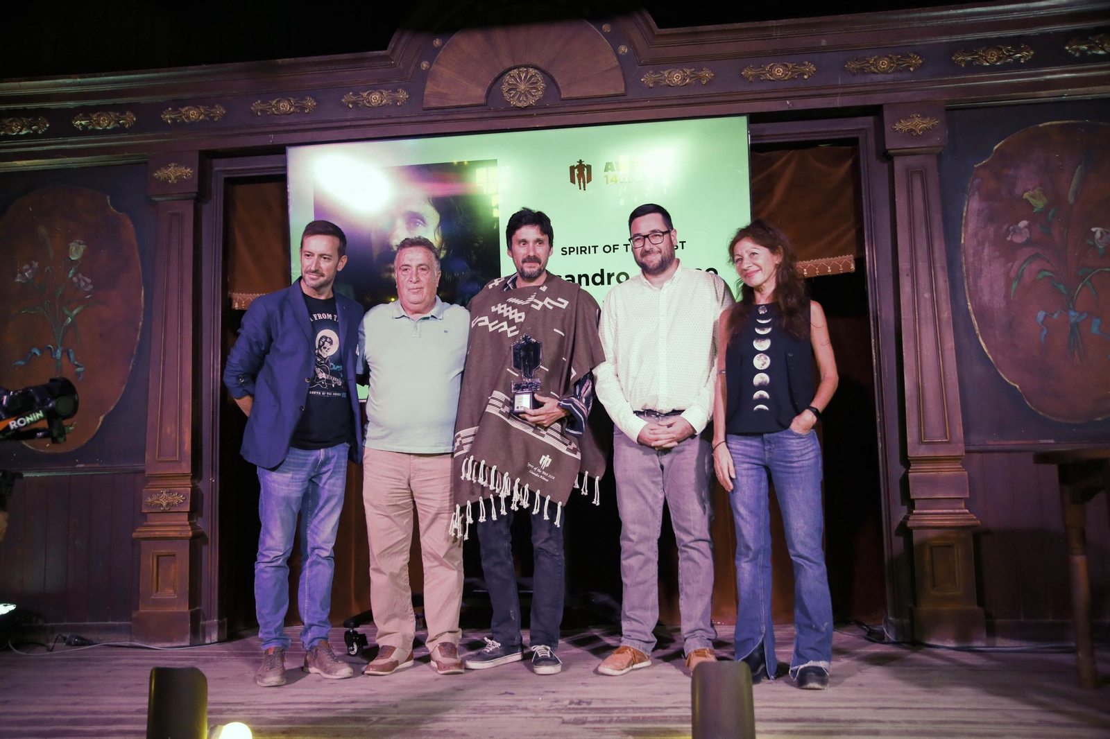 Entrega premio "Spirit of the West" al director Lisandro Alonso