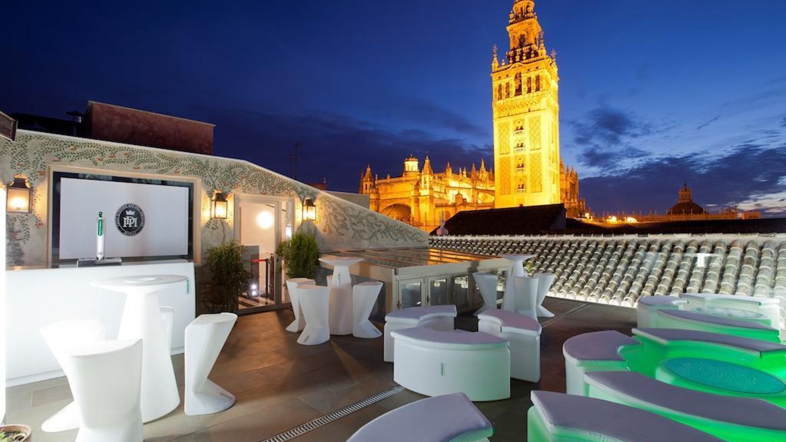 Terraza del Hotel Doña María en una imagen de archivo.