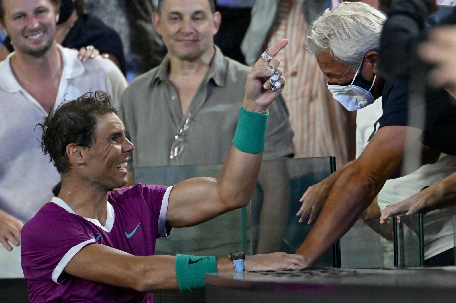 Las imágenes del histórico triunfo de Nadal sobre Medvedev (y 8)