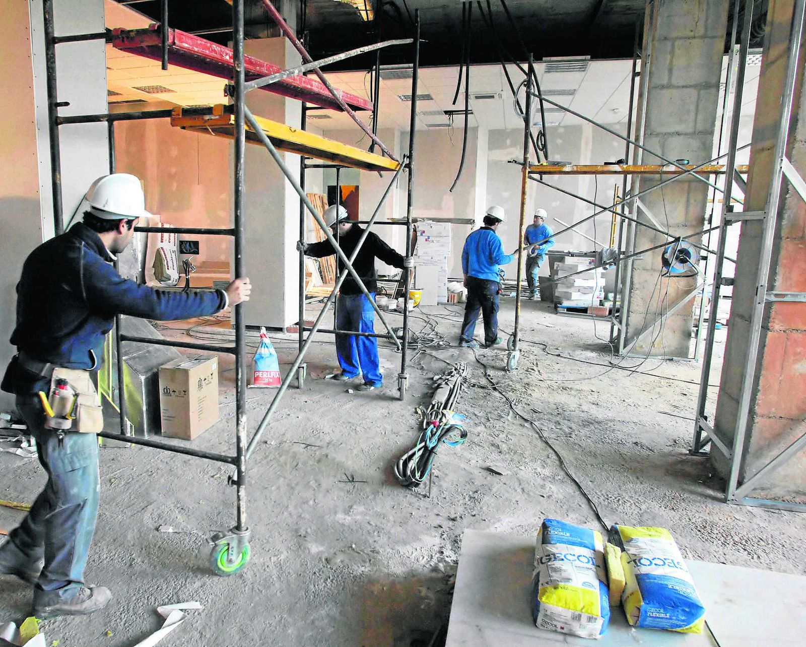 Obreros de la construcción