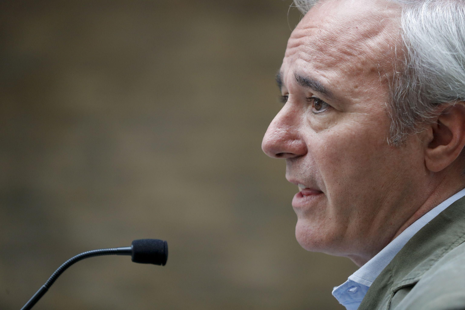 Jorge Azcón, candidato a la presidencia de Aragón por el PP.