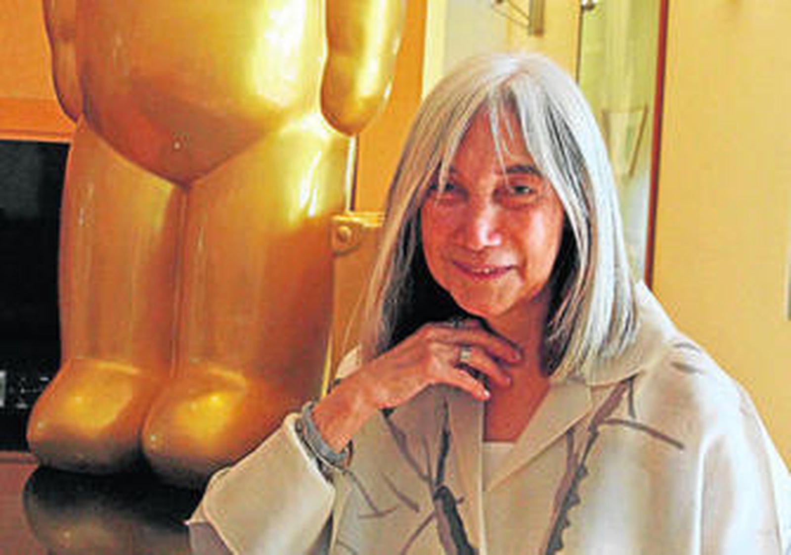 María Kodama, durante una entrevista.