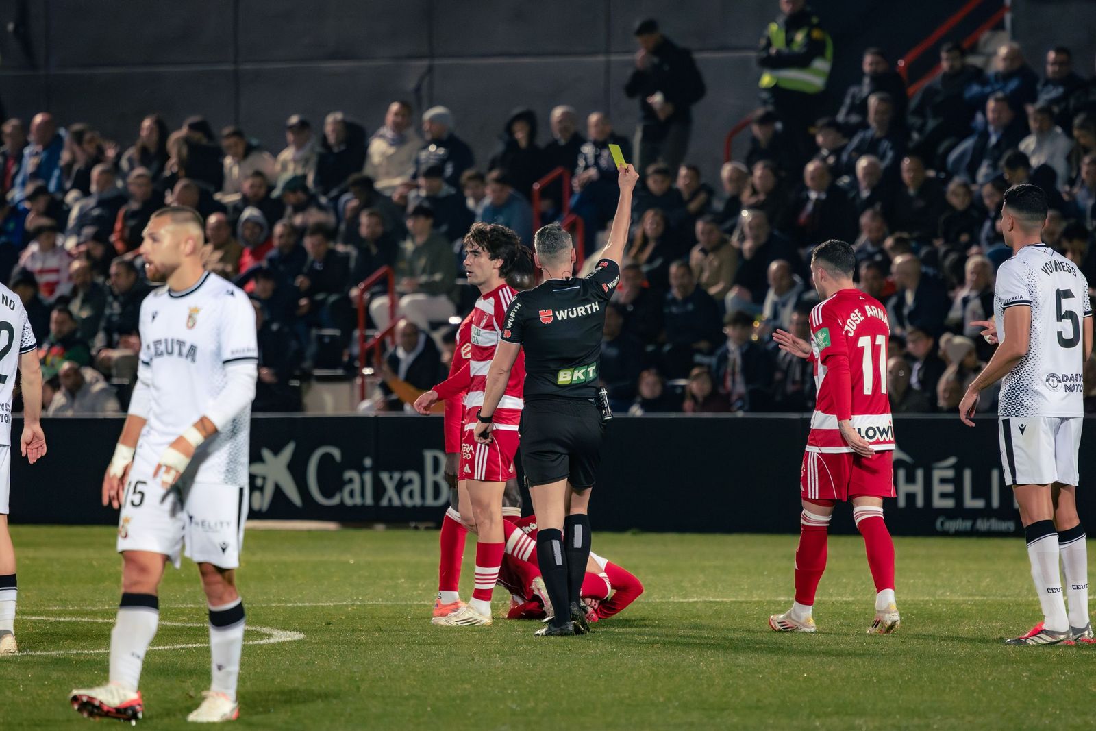 Las imágenes del partido entre el Ceuta y el Granada CF