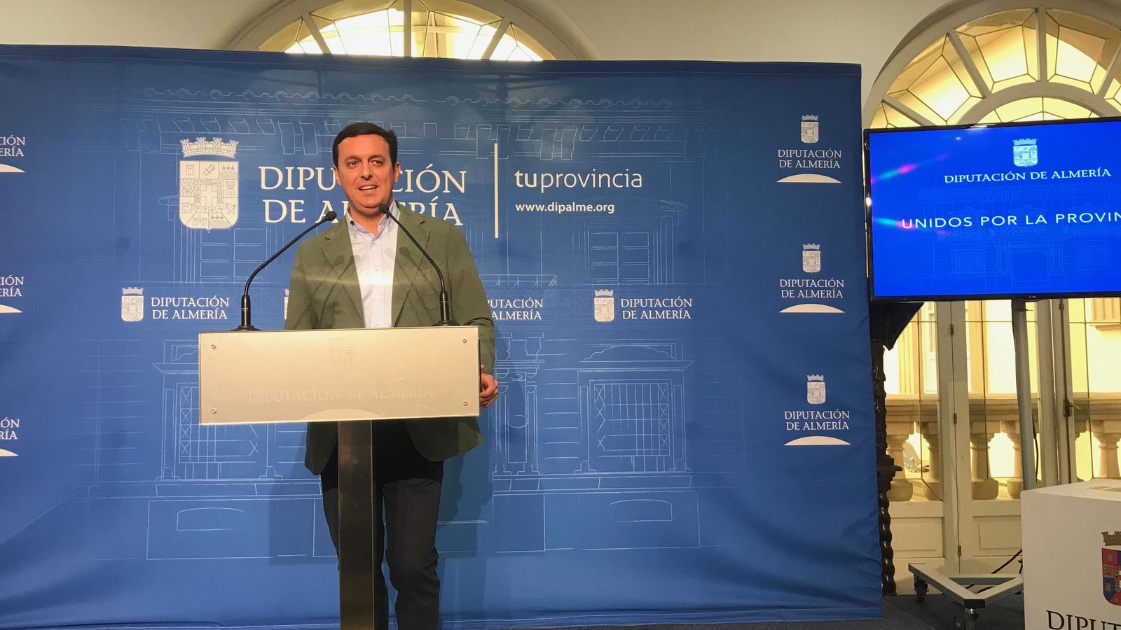 El presidente de Diputación Provincial, Javier A. García.