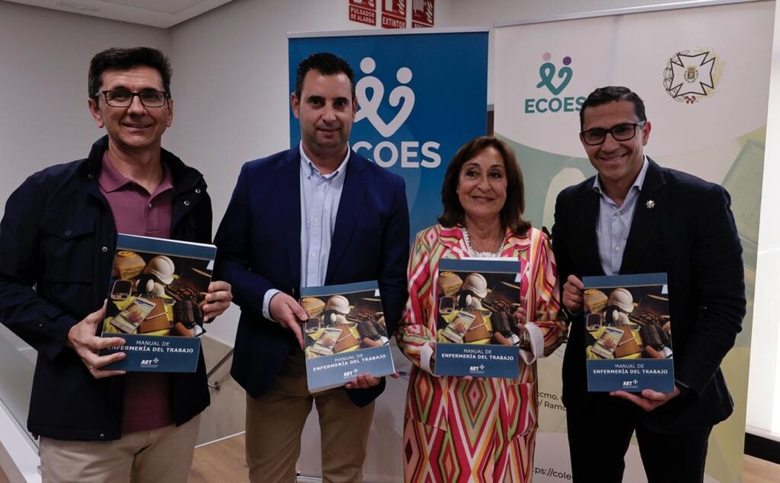 Un momento de la presentación del 'Manual de Enfermería del Trabajo' en el Colegio de Enfermería de Sevilla.