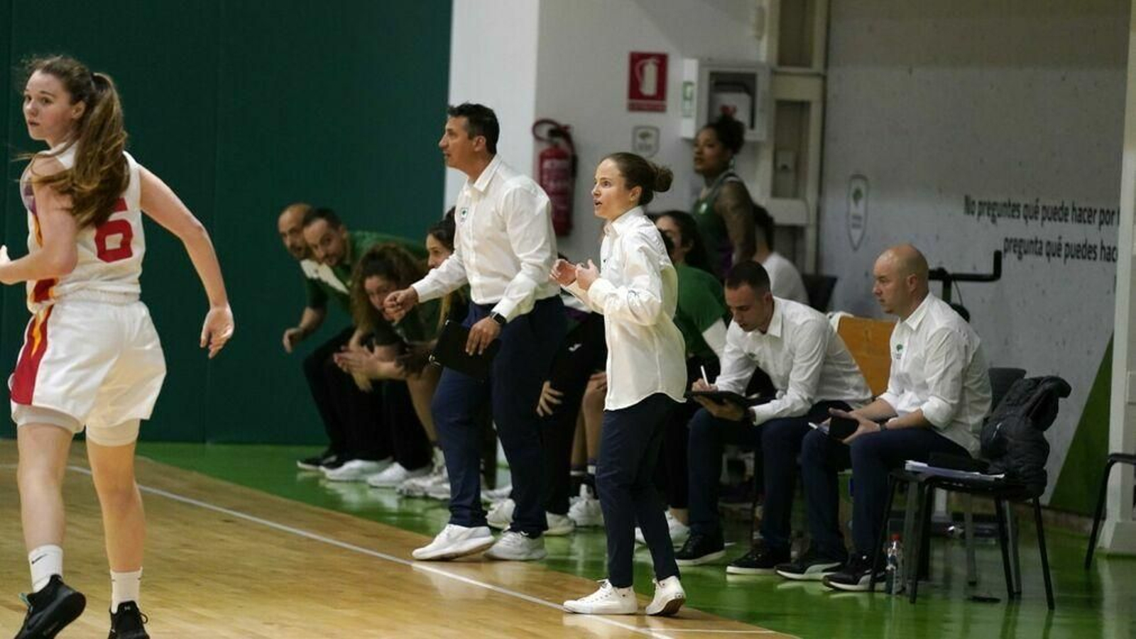 Lorena Aranda, del Unicaja Femenino, en Los Guindos.