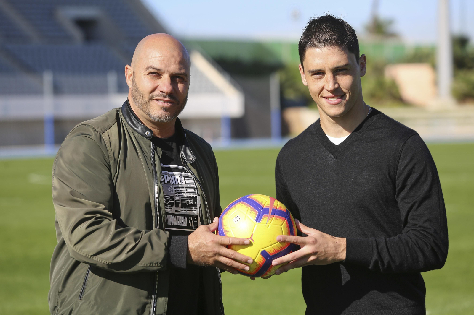 Francis Bravo y Fede Ricca posan para 'Málaga Hoy' en el Ciudad de Málaga. Francis Bravo y Fede Ricca posan para 'Málaga Hoy' en el Ciudad de Málaga.