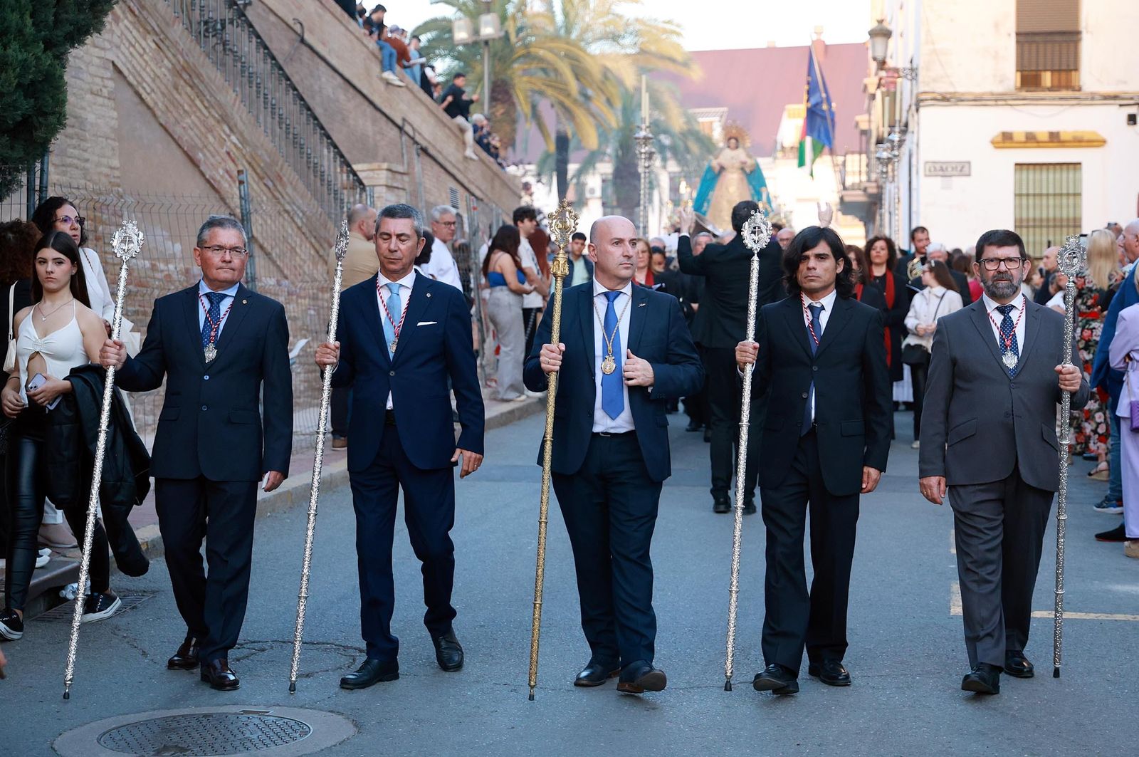 Imágenes del Rosario con la Virgen de los Ángeles