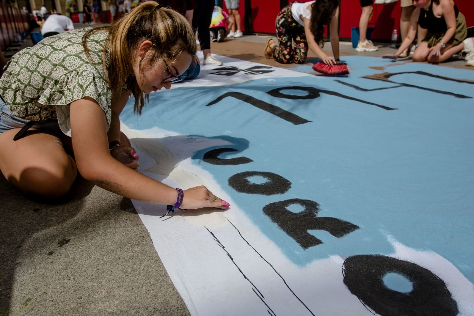Todas las imágenes de los preparativos del Corpus en Cádiz