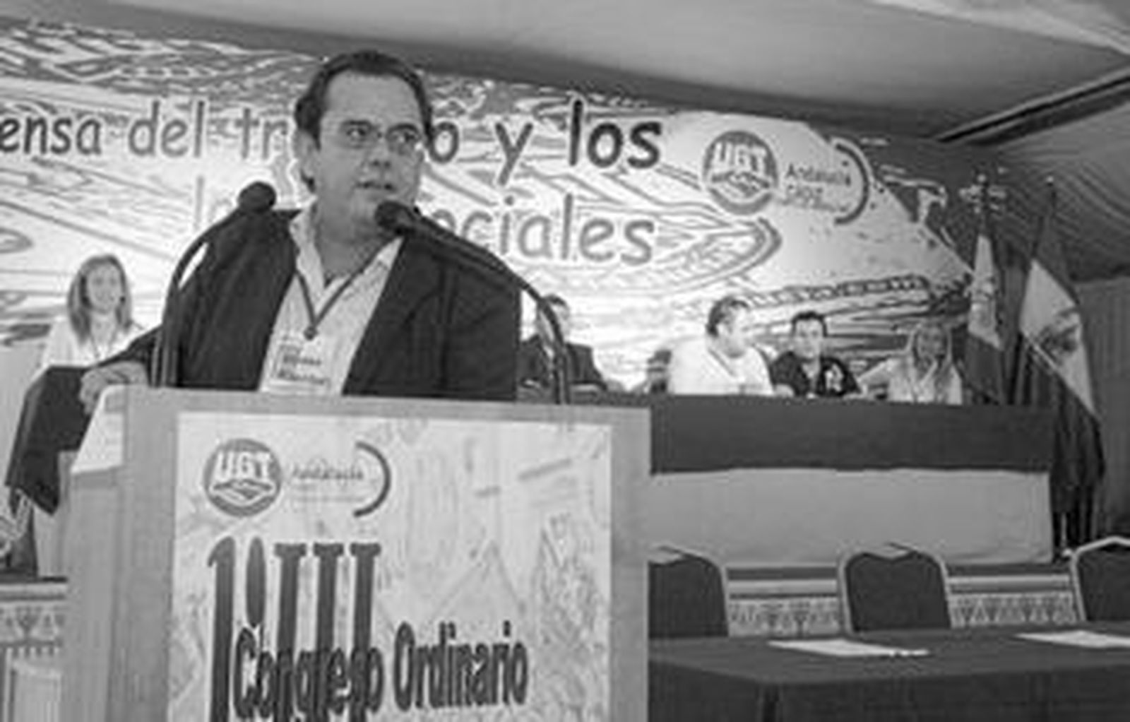 Ángel Serrano, durante su discurso inaugural en la presentación del Congreso, ayer.