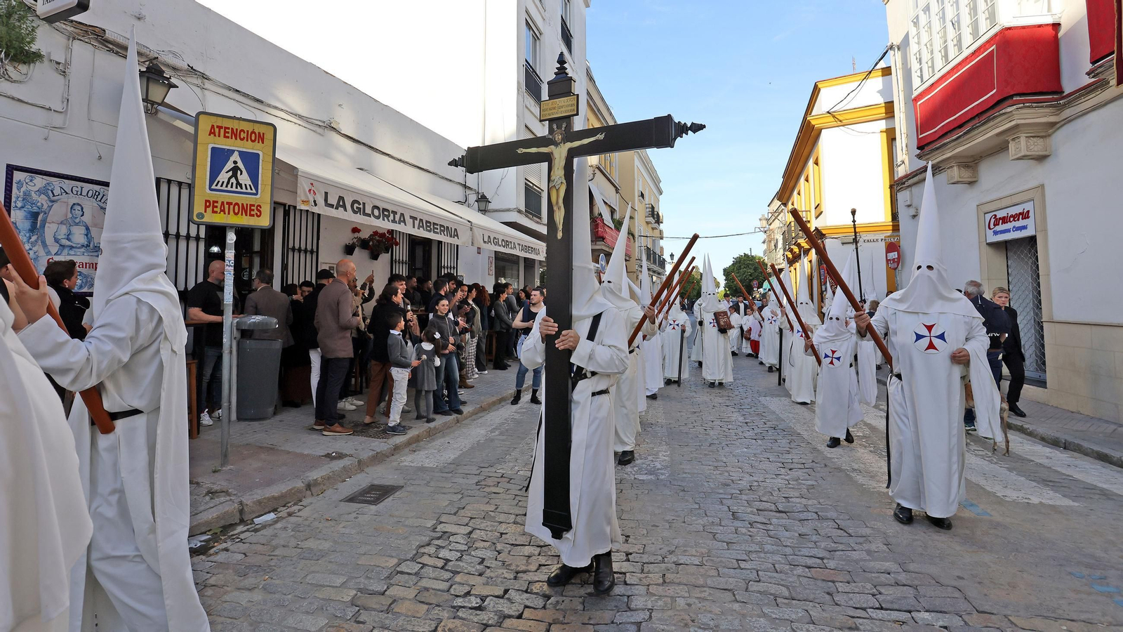 Imágenes de la Hermandad de Humildad y Paciencia en el Jueves Santo de Jerez 2025