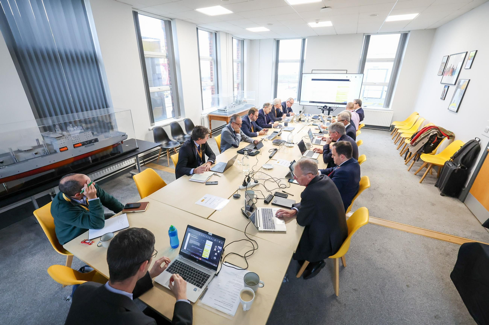 Trabajos de revisión del diseño de los buques FSS de Navantia para Reino Unido.