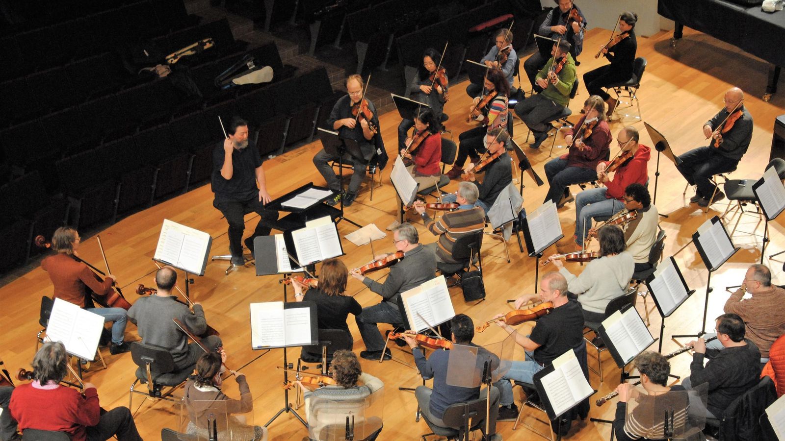 Ensayo con Joseph  Swensen.