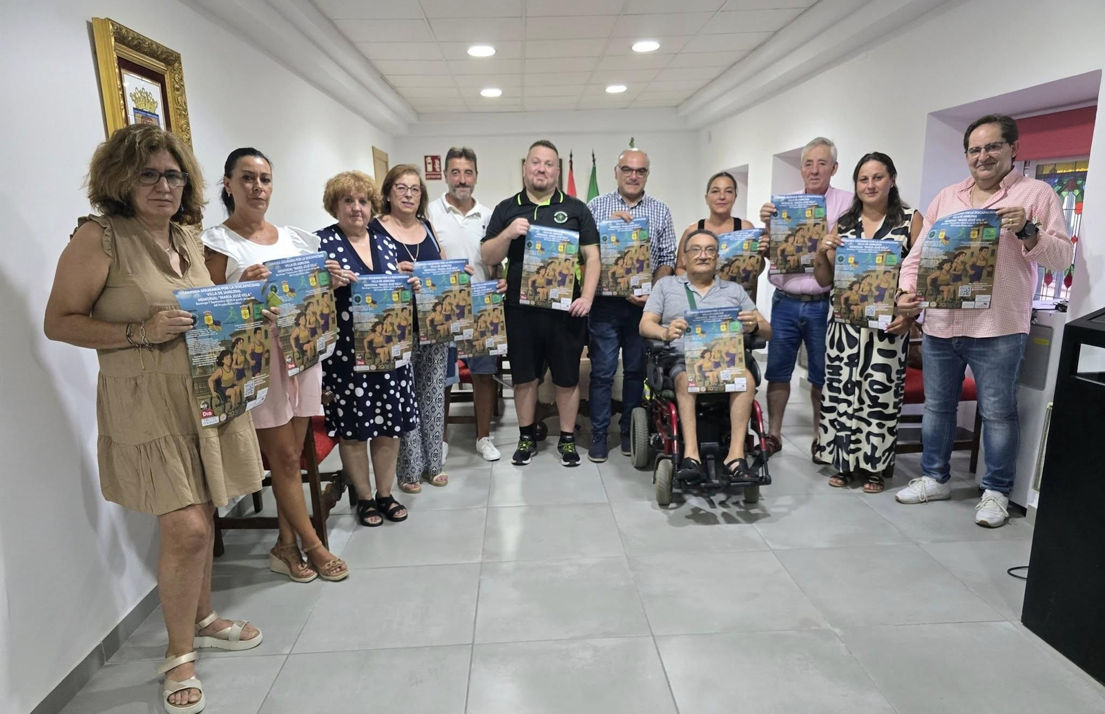 Presentación de la cita atlética en el consistorio jamilense.