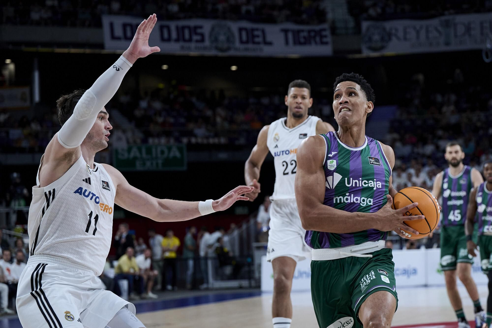 El Real Madrid-Unicaja en fotos