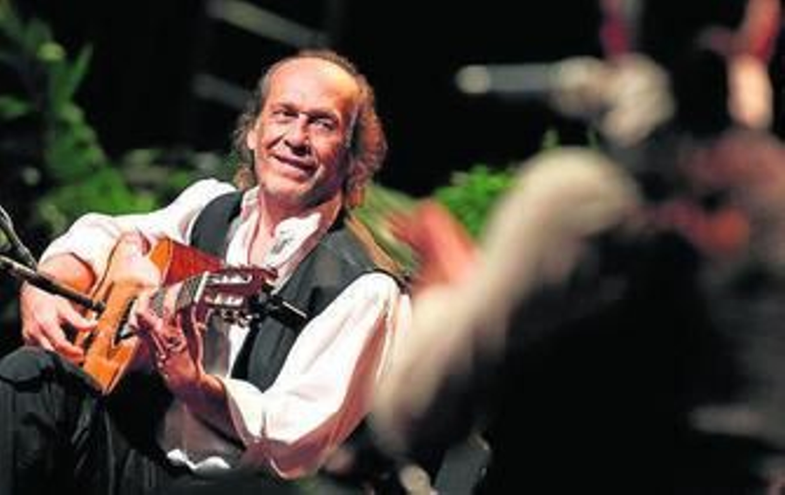 Imagen de Paco de Lucía durante el concierto.
