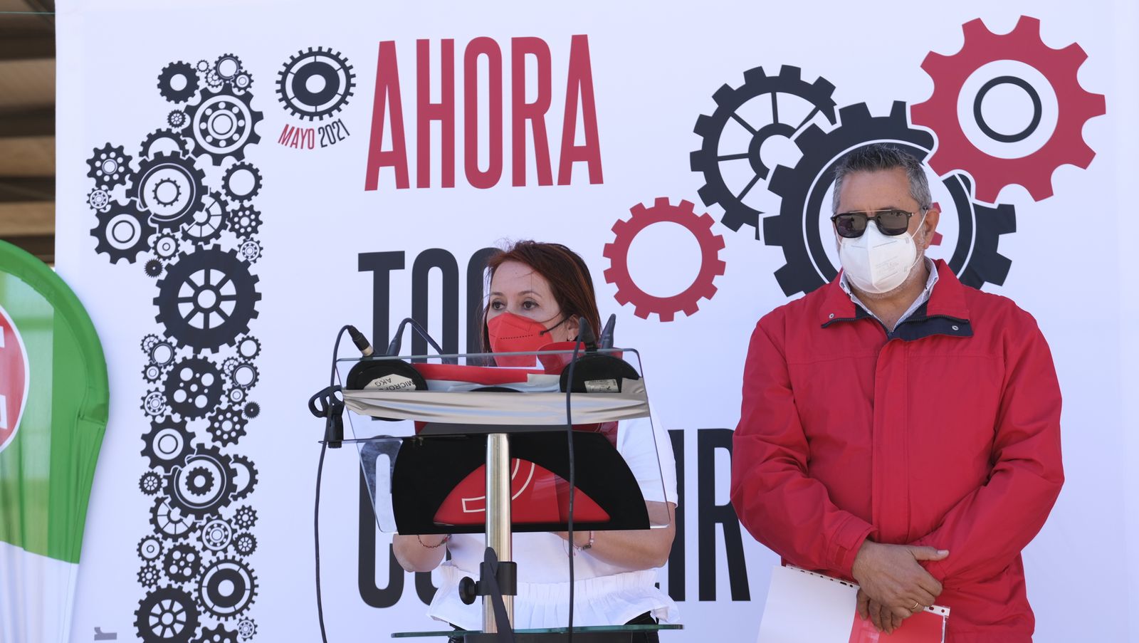 Fotogalería manifestación del Día Internacional del Trabajador. Almería