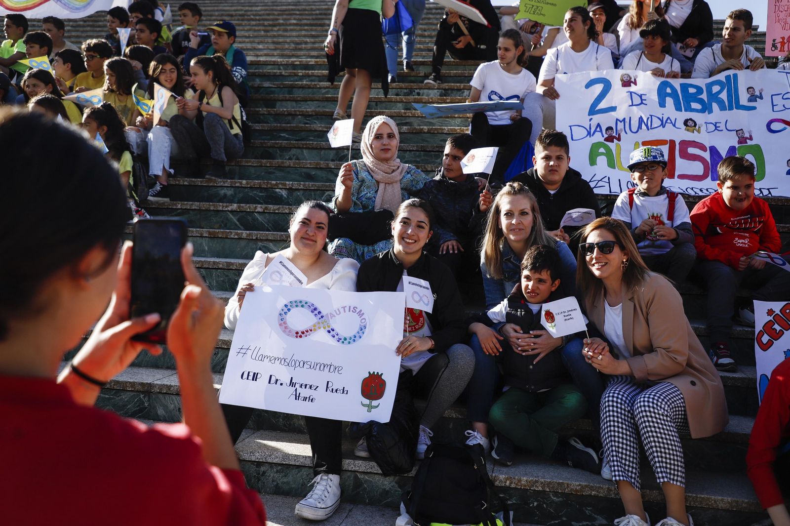 Así ha sido la primera concentración de autismo en Granada