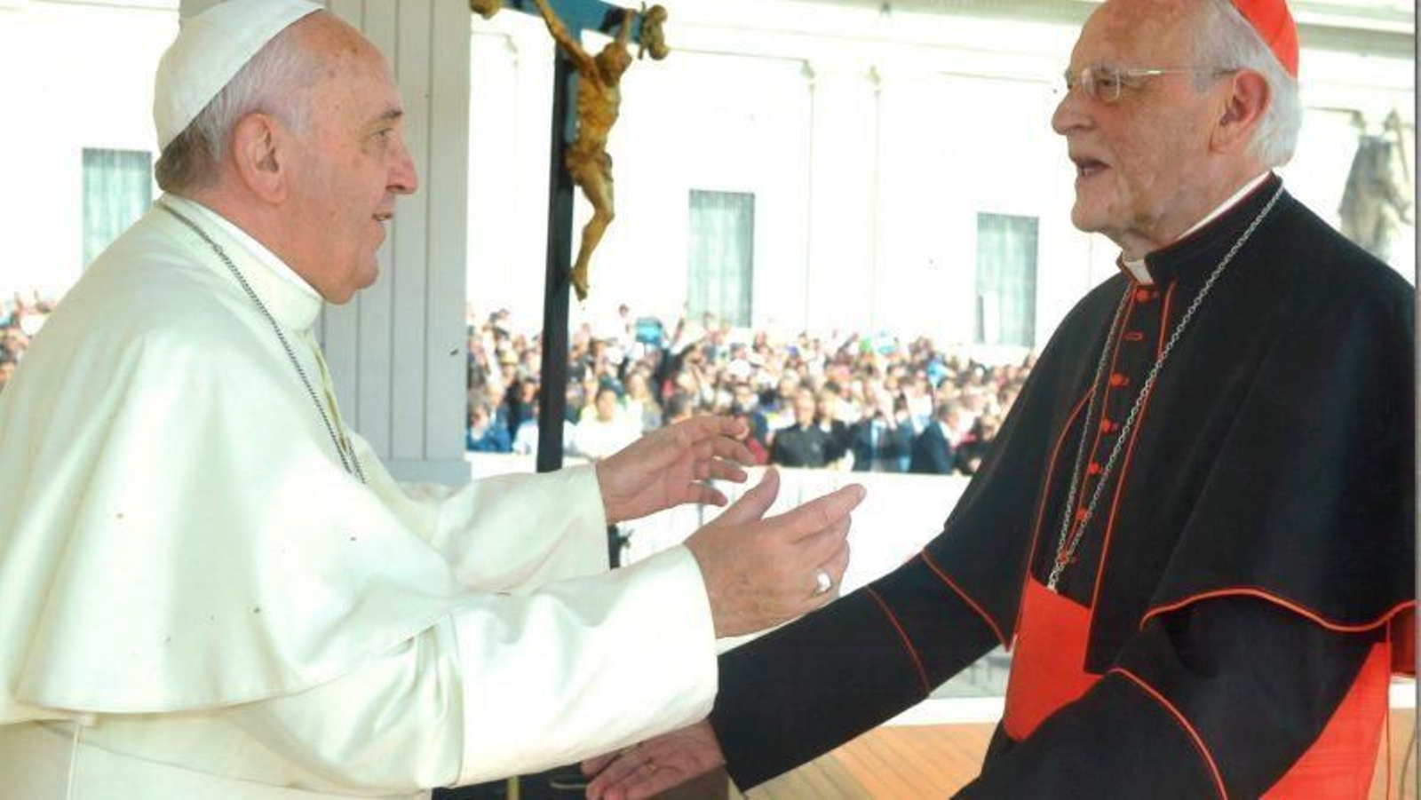 El Papa Francisco con el cardenal Amigo. El Papa Francisco con el cardenal Amigo.