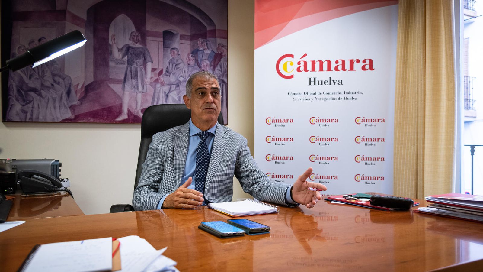 Arsenio Martínez, director general de la Cámara de Comercio de Huelva.