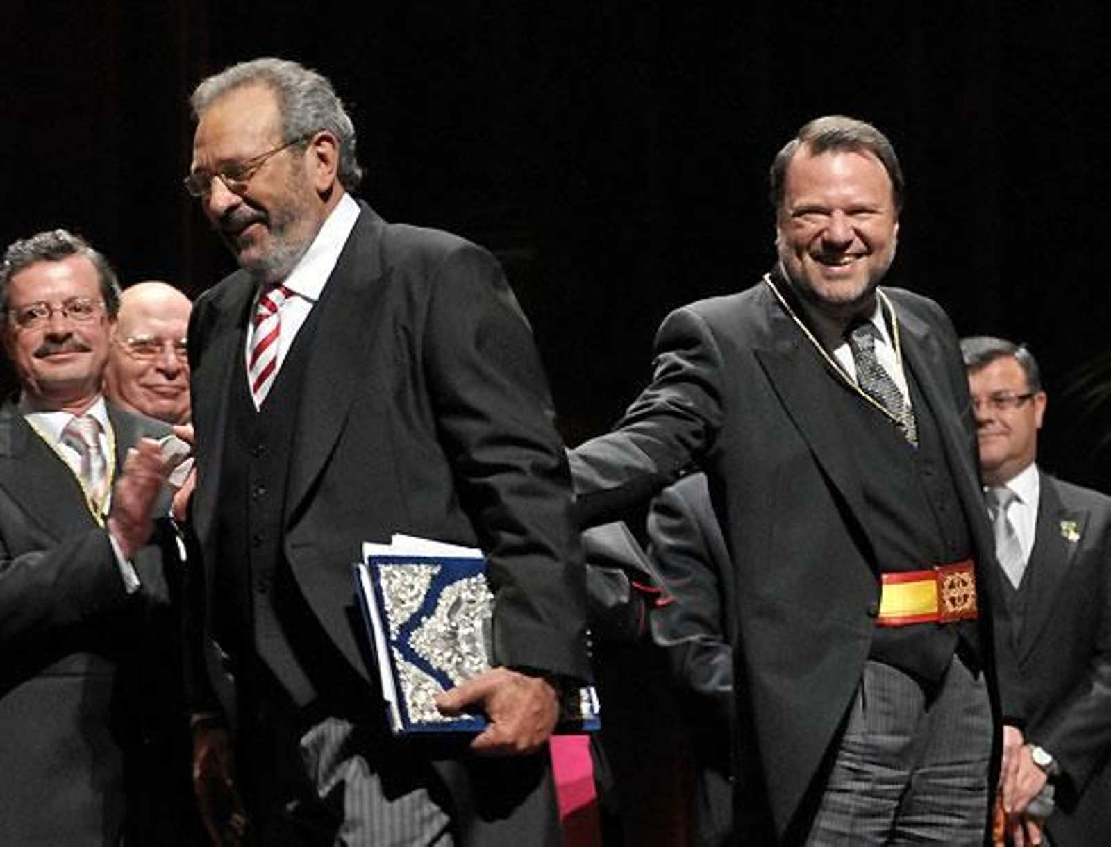 Antonio García Barbeito, tras finalizar el Pregón.

Foto: Manuel Gómez