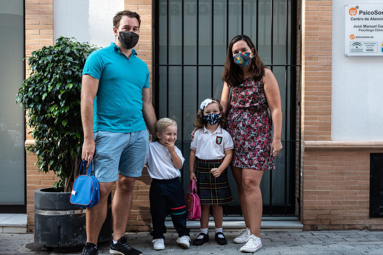 Imágenes de la vuelta al cole en Huelva