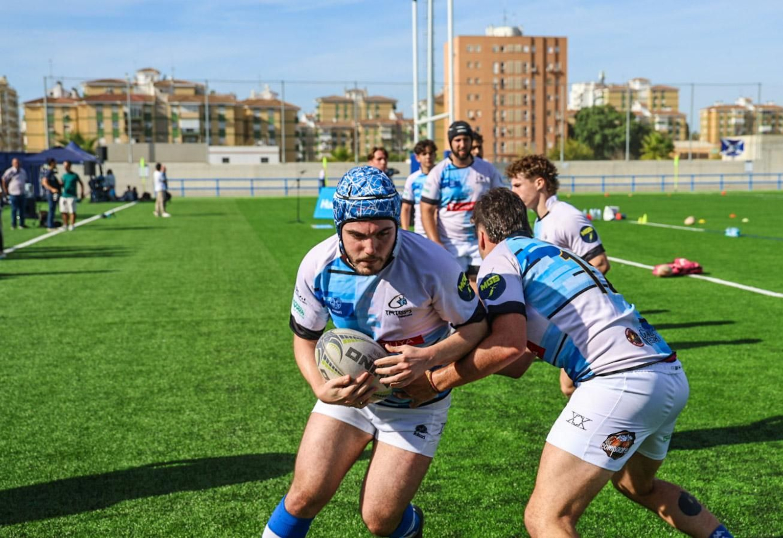 Imágenes de la inauguración del campo de rugby de Huelva