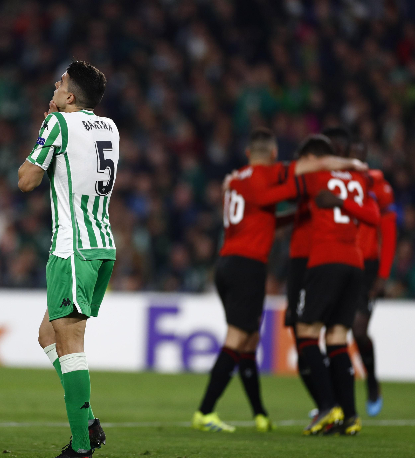 Las imágenes del Betis-Rennes