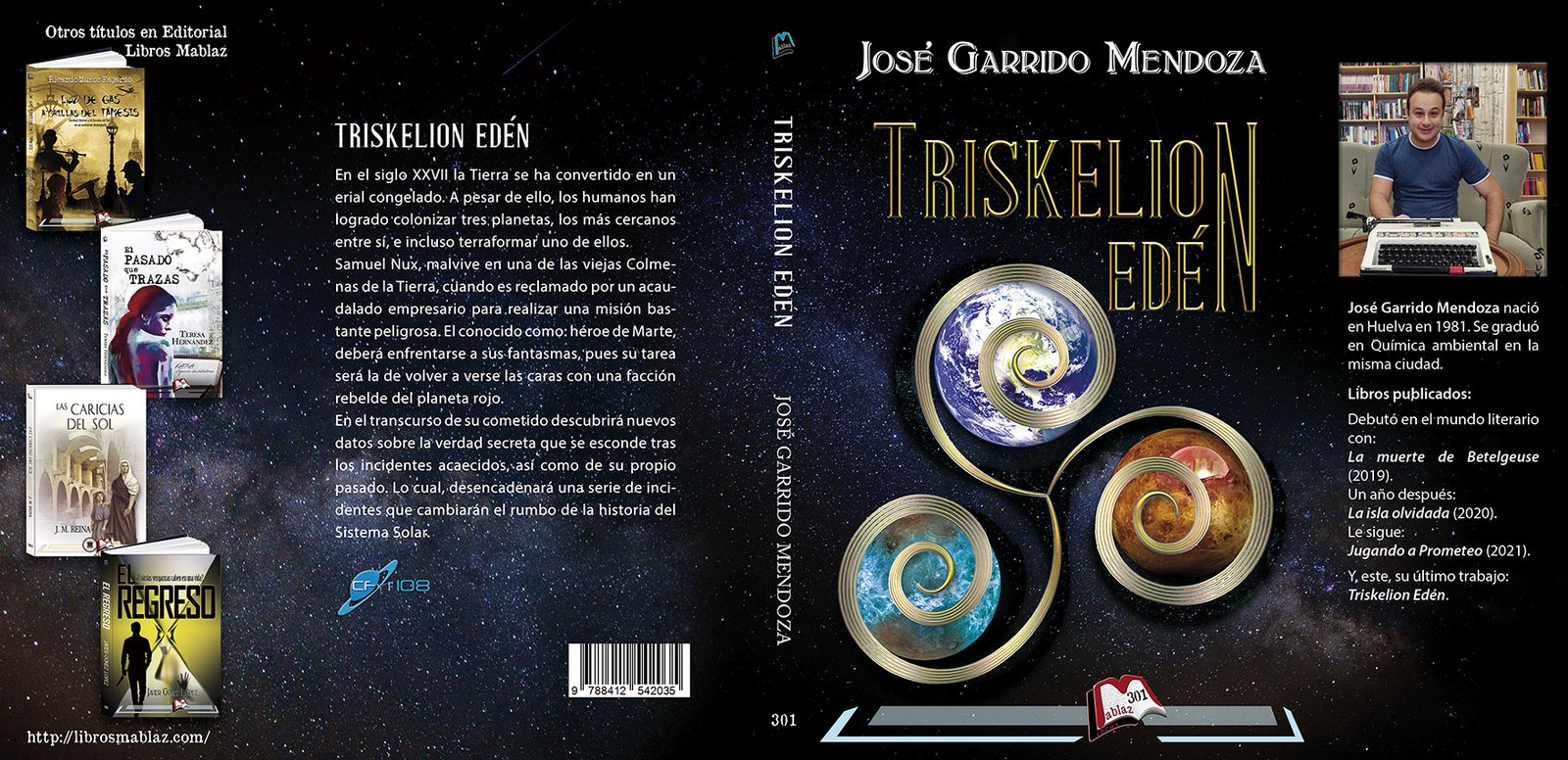 Portada y contraportada del libro.