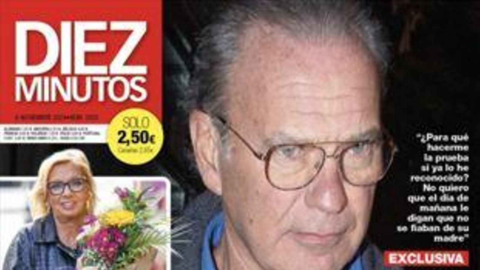 Carmen Borrego en la portada de 'Diez Minutos' Carmen Borrego en la portada de 'Diez Minutos'