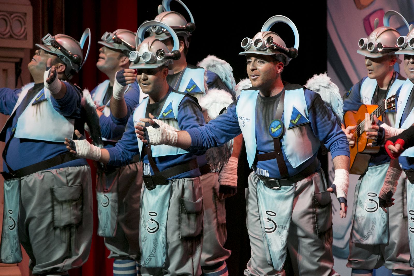 Comparsa 'Los cabezaloca', de Alcalá de Guadaíra (Sevilla)