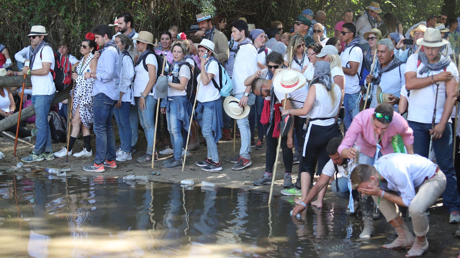 La Hermandad de Huelva en la Charca.