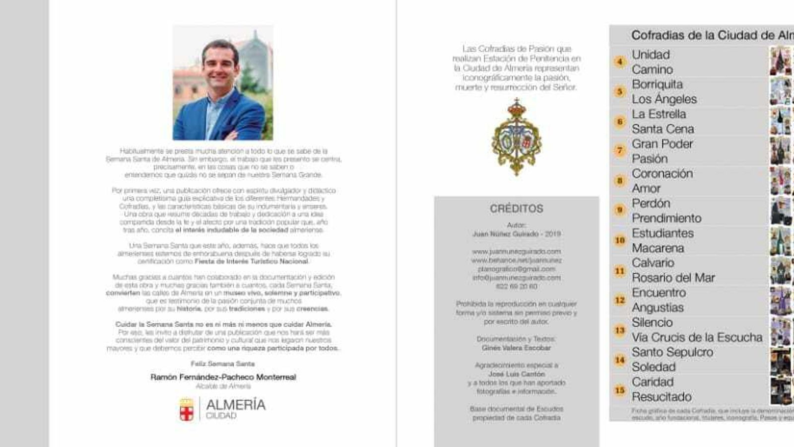 Contenido-índice del libro infográfico.