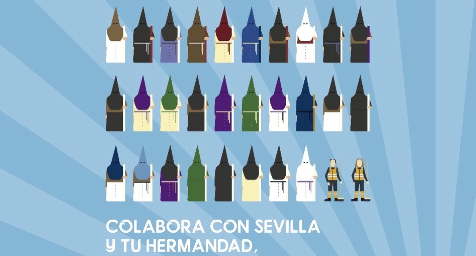 'Colabora con Sevilla y tu hermandad', el nuevo reto de Lipasam y el Consejo de Cofradías