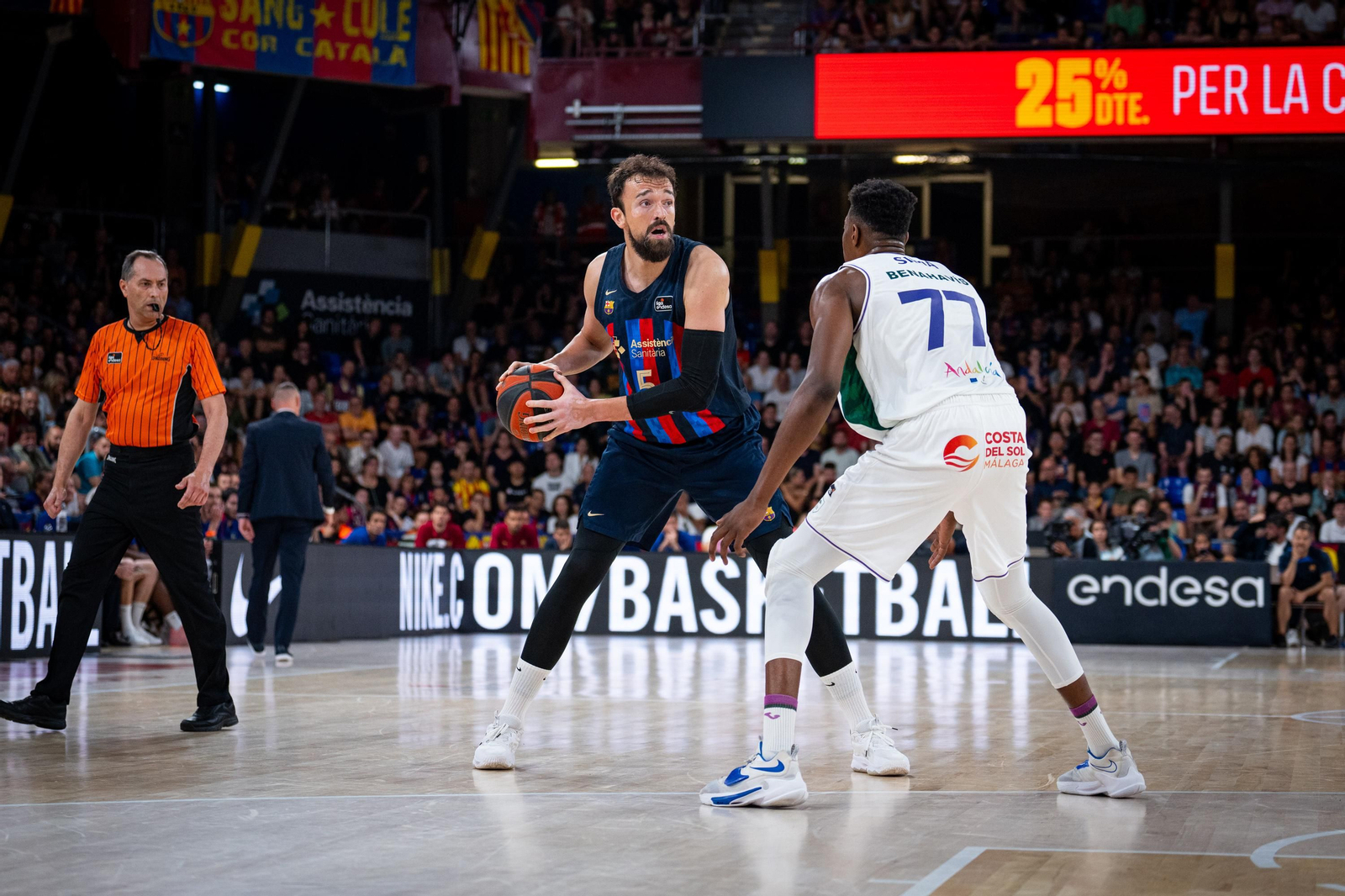 El Barcelona-Unicaja, semifinal del play off ACB, en fotos